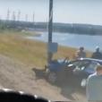 «Столб не понравился»: на плотине Воткинской ГЭС легковушка въехала в столб